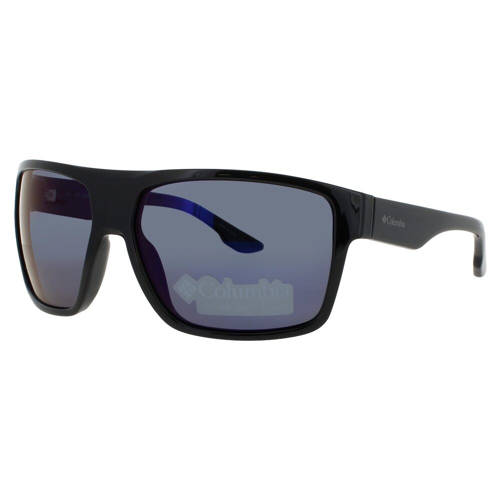 NWT Columbia FAIRBANKS 004 Black Rectangle Sunglasses 62mm